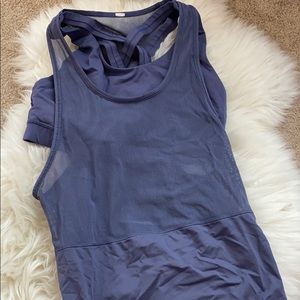 Lulu tank with built in sports bra